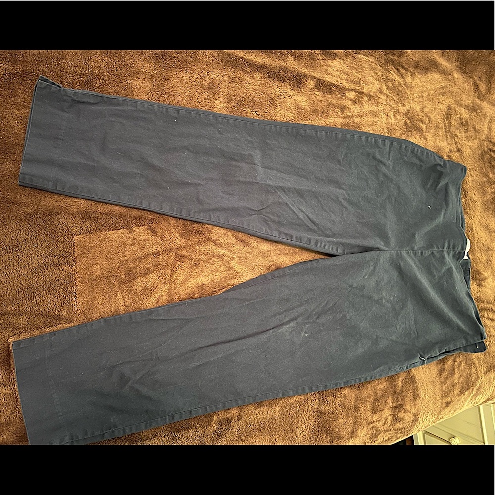 Talbots navy ankle pants